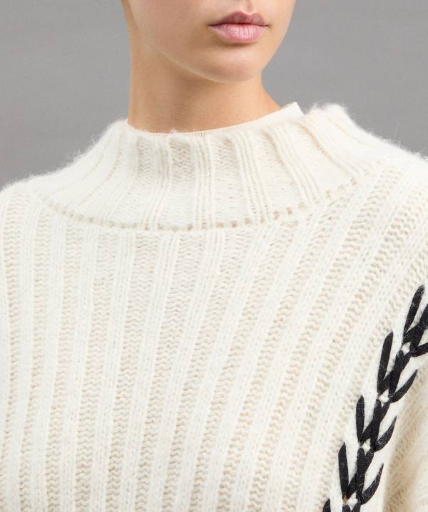 Peuterey Maxi Maglia In Alpaca Lavorata A Mano Online Outlet