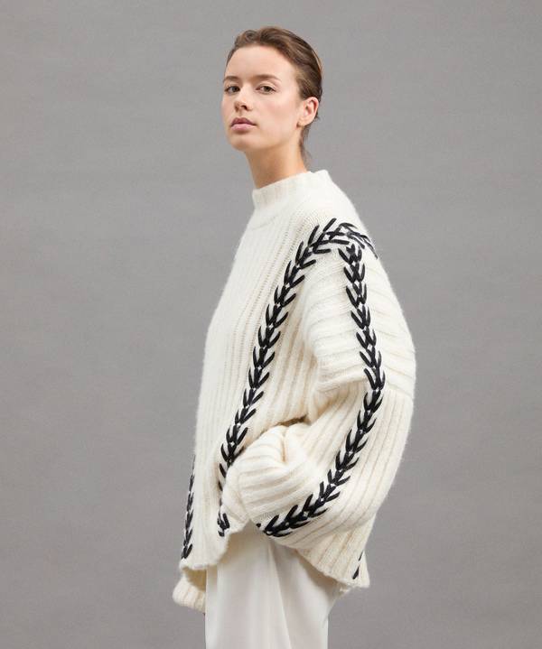 Peuterey Maxi Maglia In Alpaca Lavorata A Mano Online Outlet