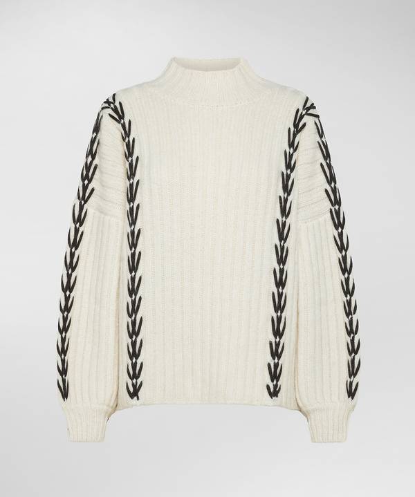 Peuterey Maxi Maglia In Alpaca Lavorata A Mano Online Outlet