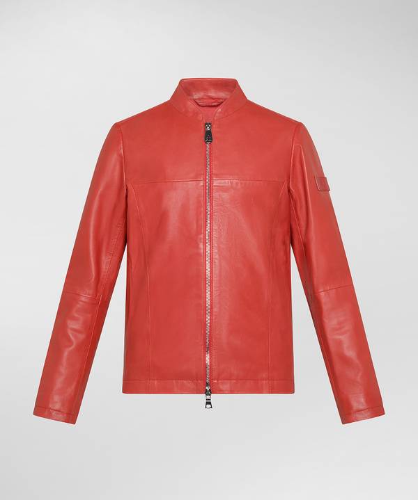 Peuterey Giacca biker in pelle Nuovi prodotti