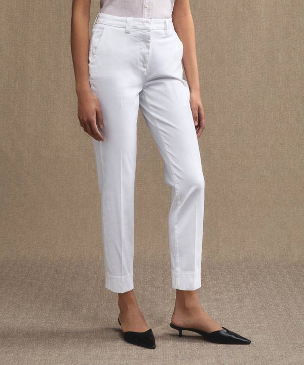 Peuterey Pantaloni in gabardine di cotone stretch Fino Al -60%