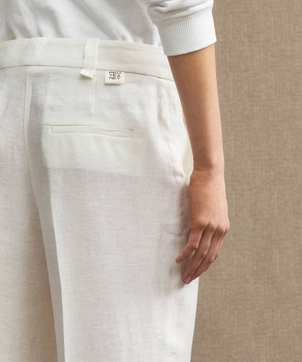 Peuterey Pantaloni in lino Sconto