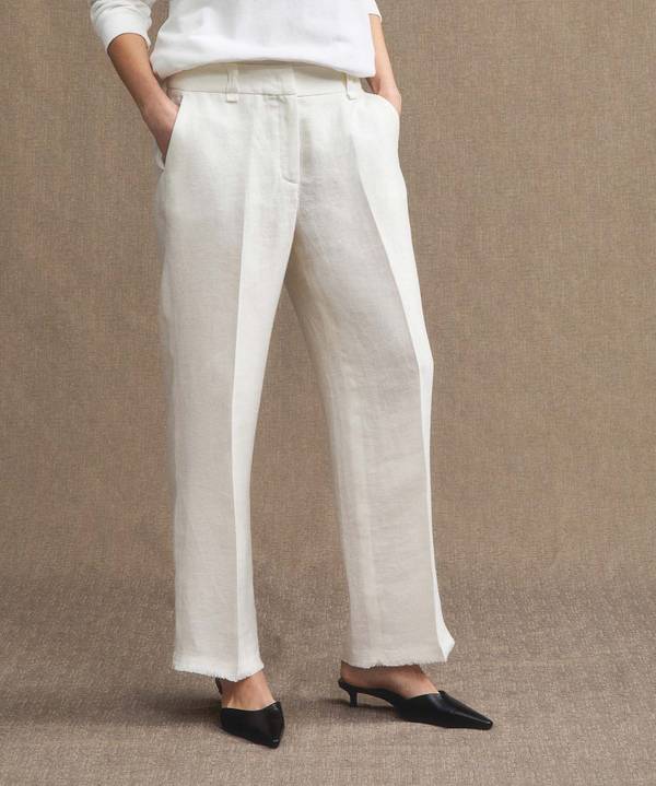 Peuterey Pantaloni in lino Sconto