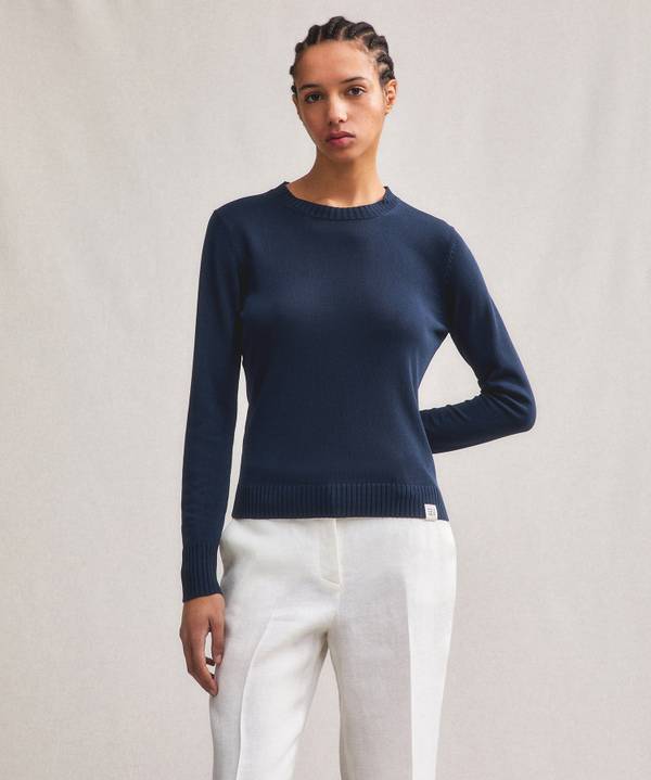 Peuterey Maglia paricollo con polsini a contrasto Online