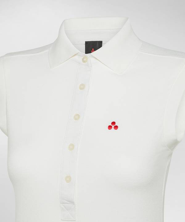 Peuterey Polo smanicata in piquet Vendita Calda