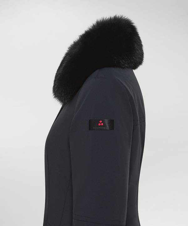 Peuterey Giacca Slim Con Pelliccia Promozione