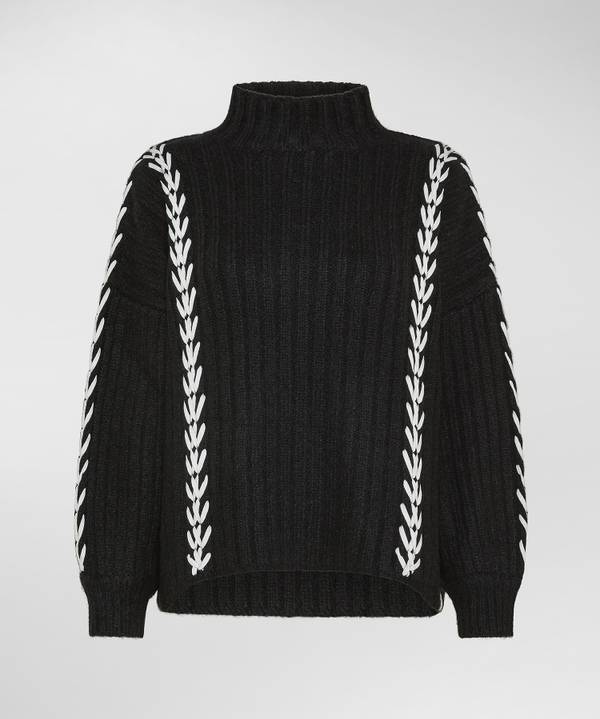 Peuterey Maxi Maglia In Alpaca Lavorata A Mano Spedizione Gratuita