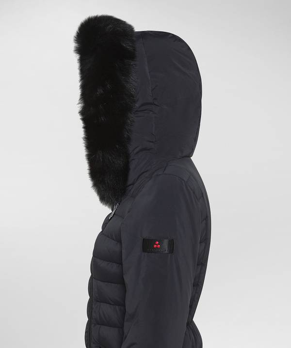 Peuterey Piumino Slim Con Pelliccia Pezzi Unici