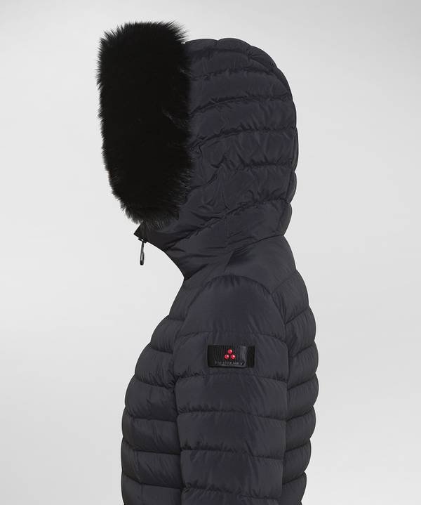 Peuterey Piumino Slim Con Pelliccia Acquista Ora
