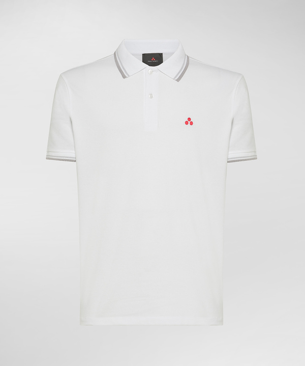 Peuterey Polo in piquet di cotone stretch Offerte