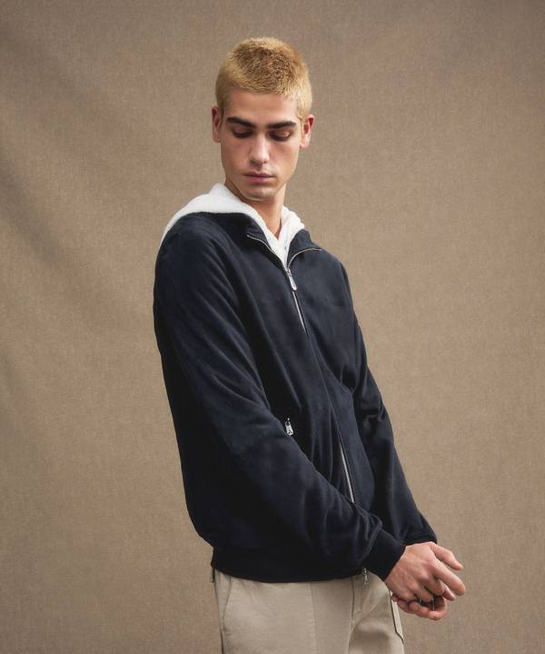 Peuterey Giacca bomber in pelle scamosciata Vendita Calda