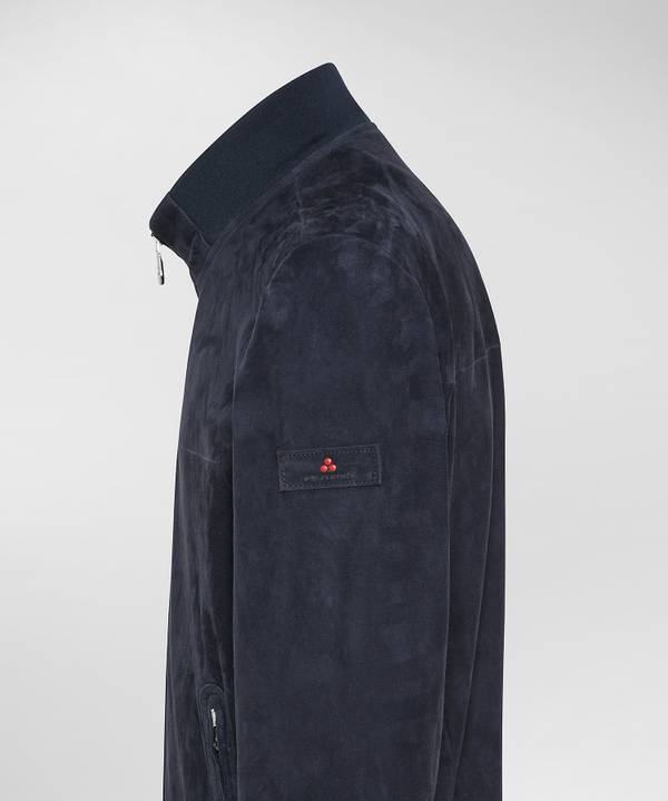 Peuterey Giacca bomber in pelle scamosciata Vendita Calda