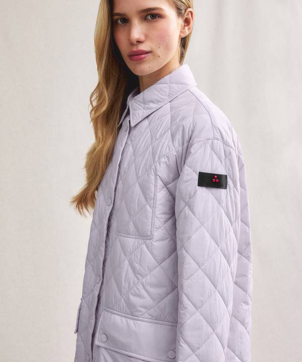 Peuterey Quilted coat in tela di nylon Moda