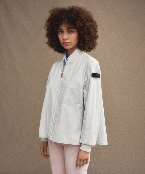 Peuterey Relaxed bomber in lino Soddisfazione Garantita
