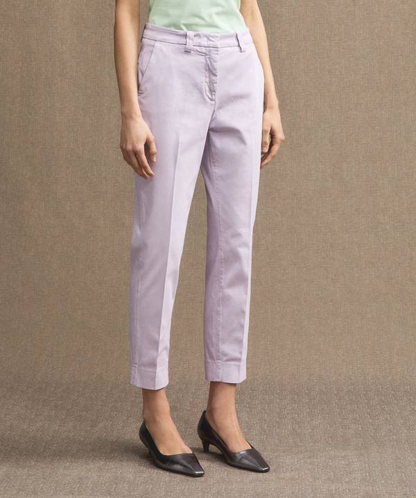 Peuterey Pantaloni in gabardine di cotone stretch Fino Al -60%