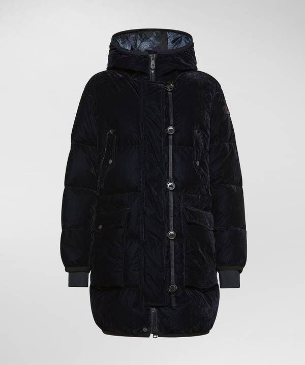 Peuterey Parka Lungo In Tela Di Nylon Floccata Convenienza
