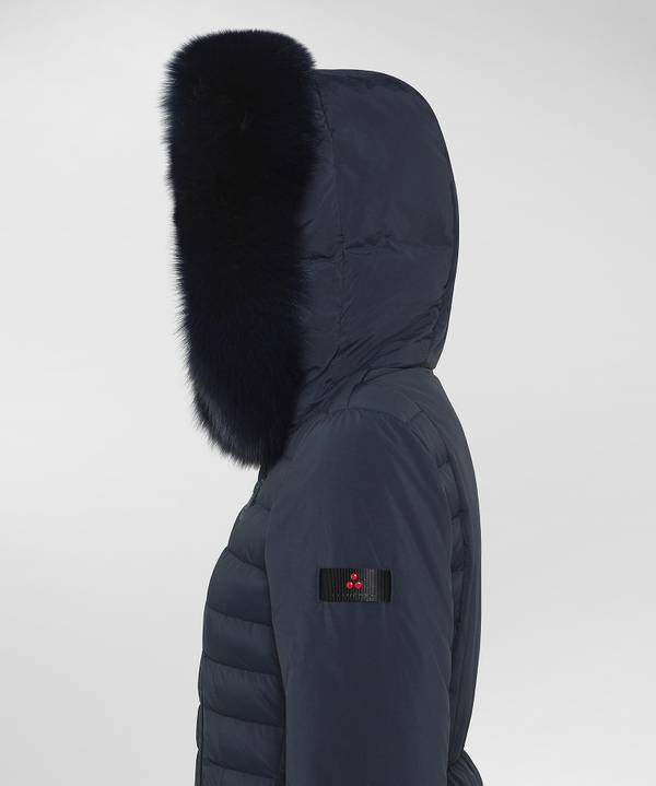 Peuterey Piumino Slim Con Pelliccia Novità