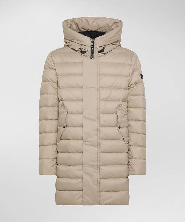 Peuterey Piumino Lungo In Nylon Superleggero Vendita Calda