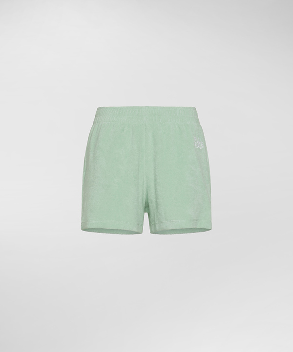 Peuterey Shorts in morbida spugna di cotone Vendita