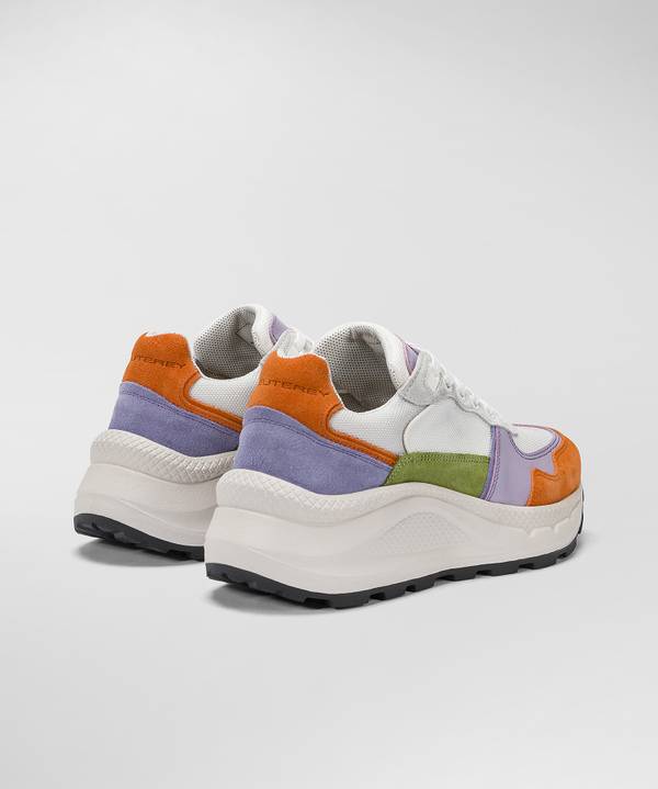 Peuterey Sneakers in pelle con dettagli color Promozione