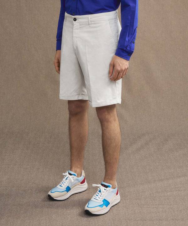 Peuterey Bermuda in cotone e lino Promozione Limitata