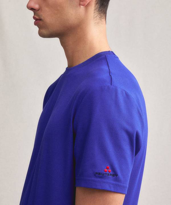 Peuterey T-Shirt stretch in cotone e seta Shopping Online