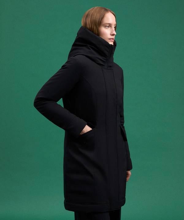 Peuterey Coat Antivento Con Ampio Collo Italia