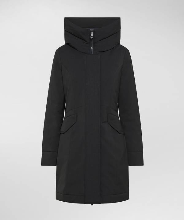 Peuterey Coat Antivento Con Ampio Collo Italia