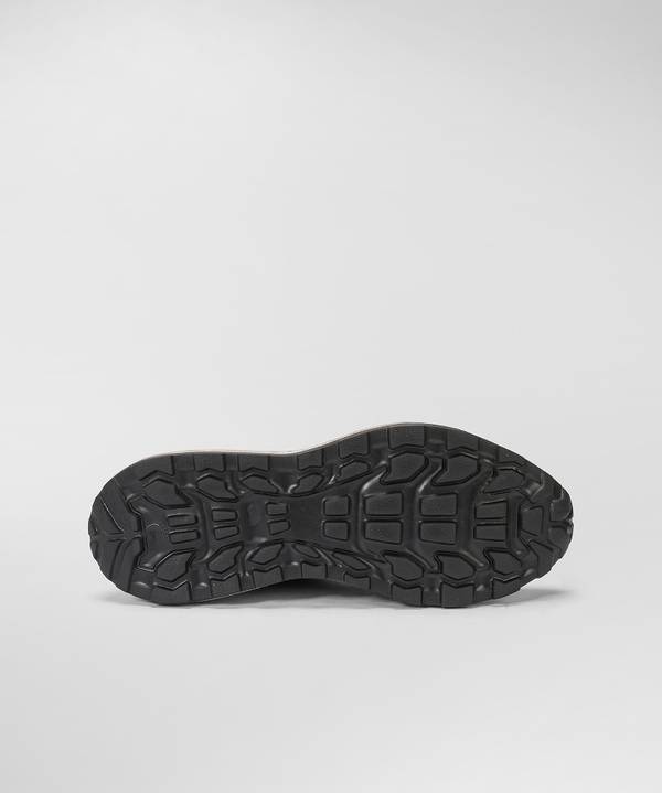 Peuterey Scarpa In Nylon E Pelle Con Suola Eva Effetto Used Nuovo