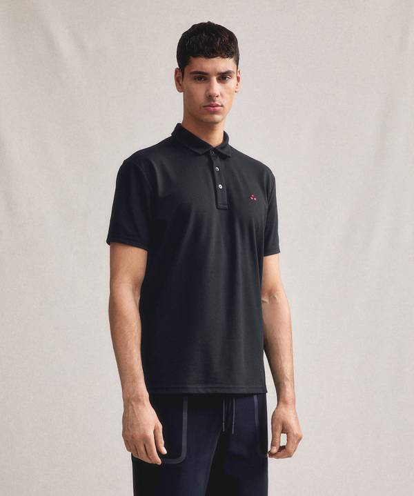 Peuterey Polo in piquet stretch Outlet