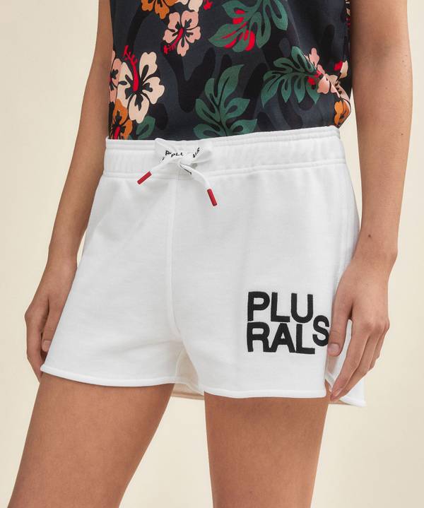 Peuterey Shorts con scritta Plurals Prezzo Ridotto