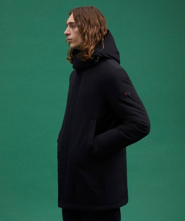 Peuterey Trench Liscio In Nylon Stretch Vendita Calda