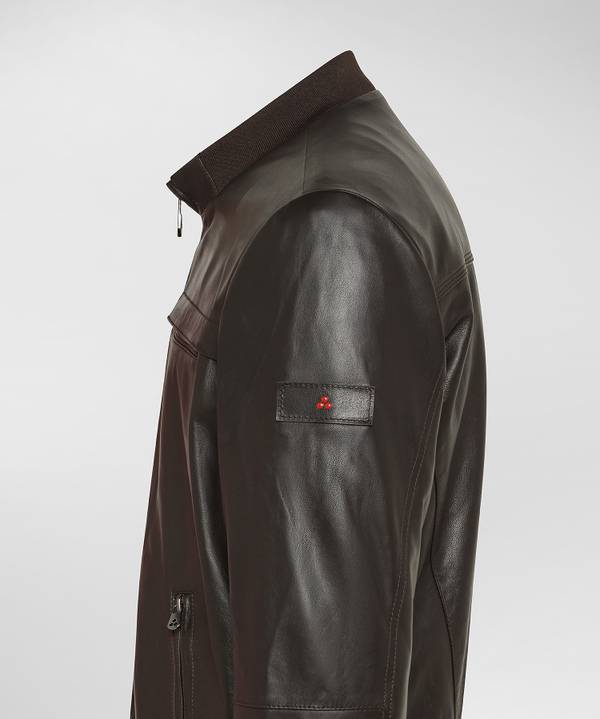 Peuterey Giacca Biker In Pelle Nuova