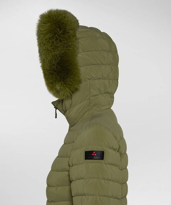 Peuterey Piumino Slim Con Pelliccia Spedizione Gratuita