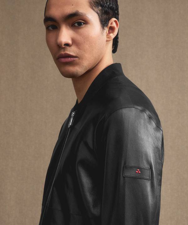 Peuterey Giacca bomber in pelle Negozi Online