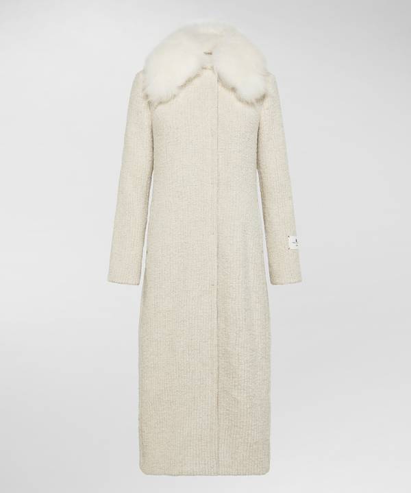 Peuterey Cappotto Lungo Con Collo In Capra Cashmere Online