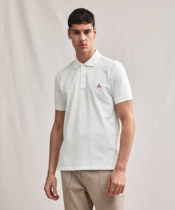 Peuterey Polo in cotone piquet Saldi Di Fabbrica