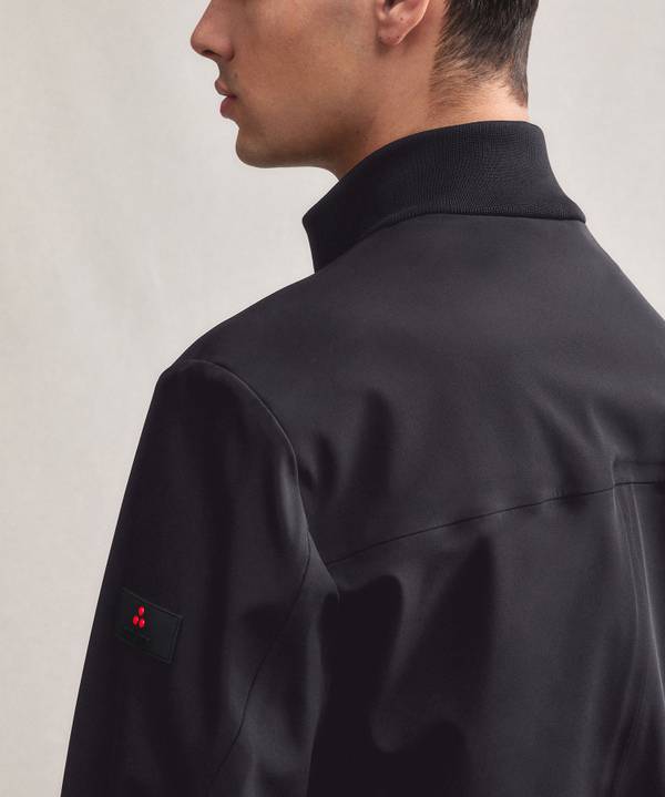 Peuterey Bomber liscio con dettagli neri Moda