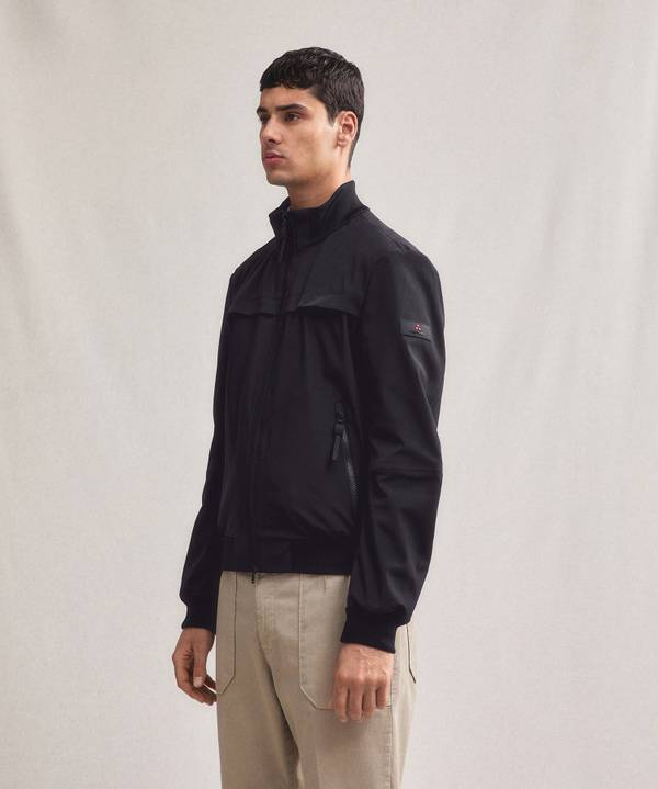 Peuterey Bomber liscio con dettagli neri Moda