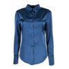 Poems Roma CAMICIA BASIC AVVITATA PETROLIO Fino Al -60%