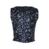 Poems Roma TOP PAILLETTES BLU Negozio