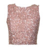 Poems Roma TOP PAILLETTES ROSA ANTICO 2025
