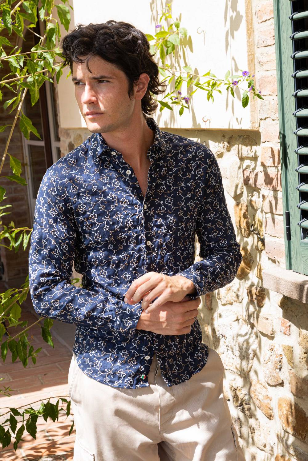Poggianti Camicia uomo spring summer 24 FIRENZE-73F-233 Hotsell