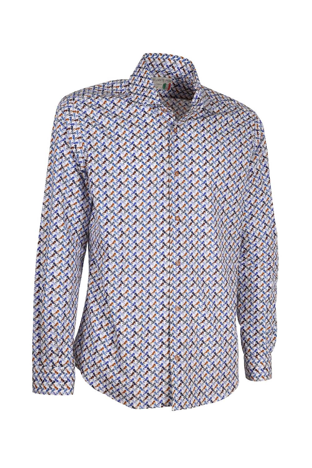 Poggianti Camicia uomo spring summer 24 FIRENZE-60F-113 Vendita Economica