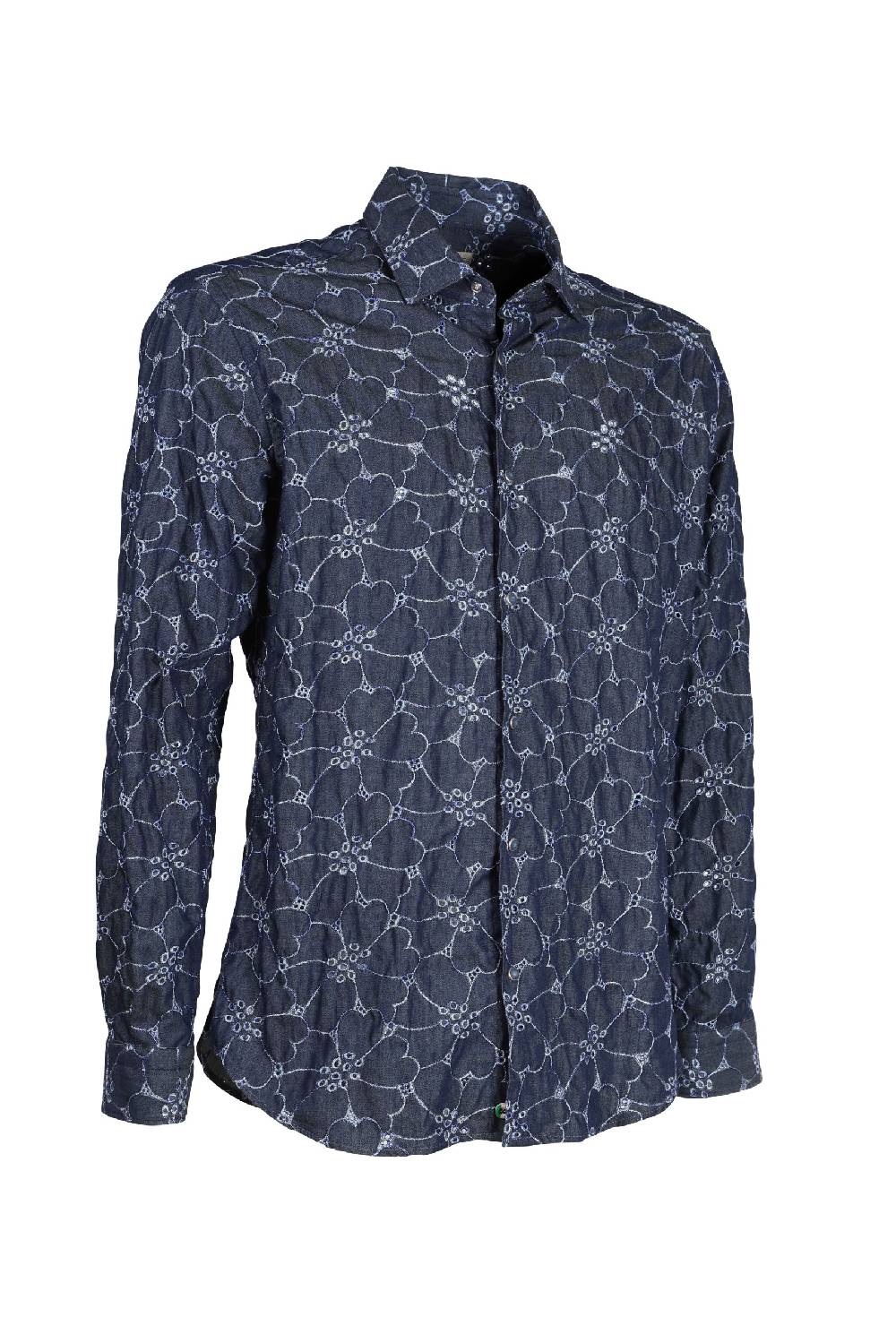 Poggianti Camicia uomo spring summer 24 FIRENZE-73F-235 Saldi Di Fabbrica