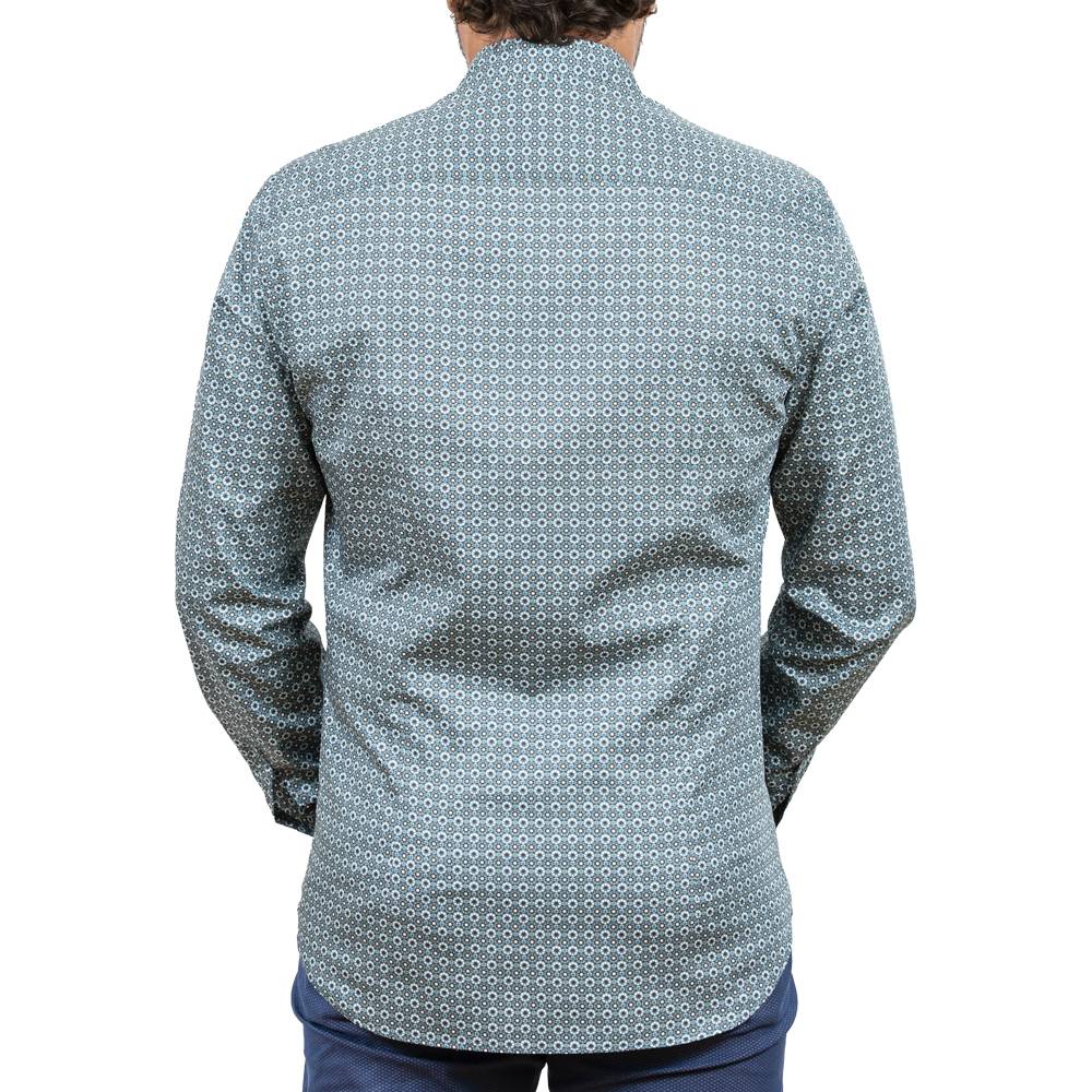 Poggianti Camicia fantasia collo francese Qualità Garantita