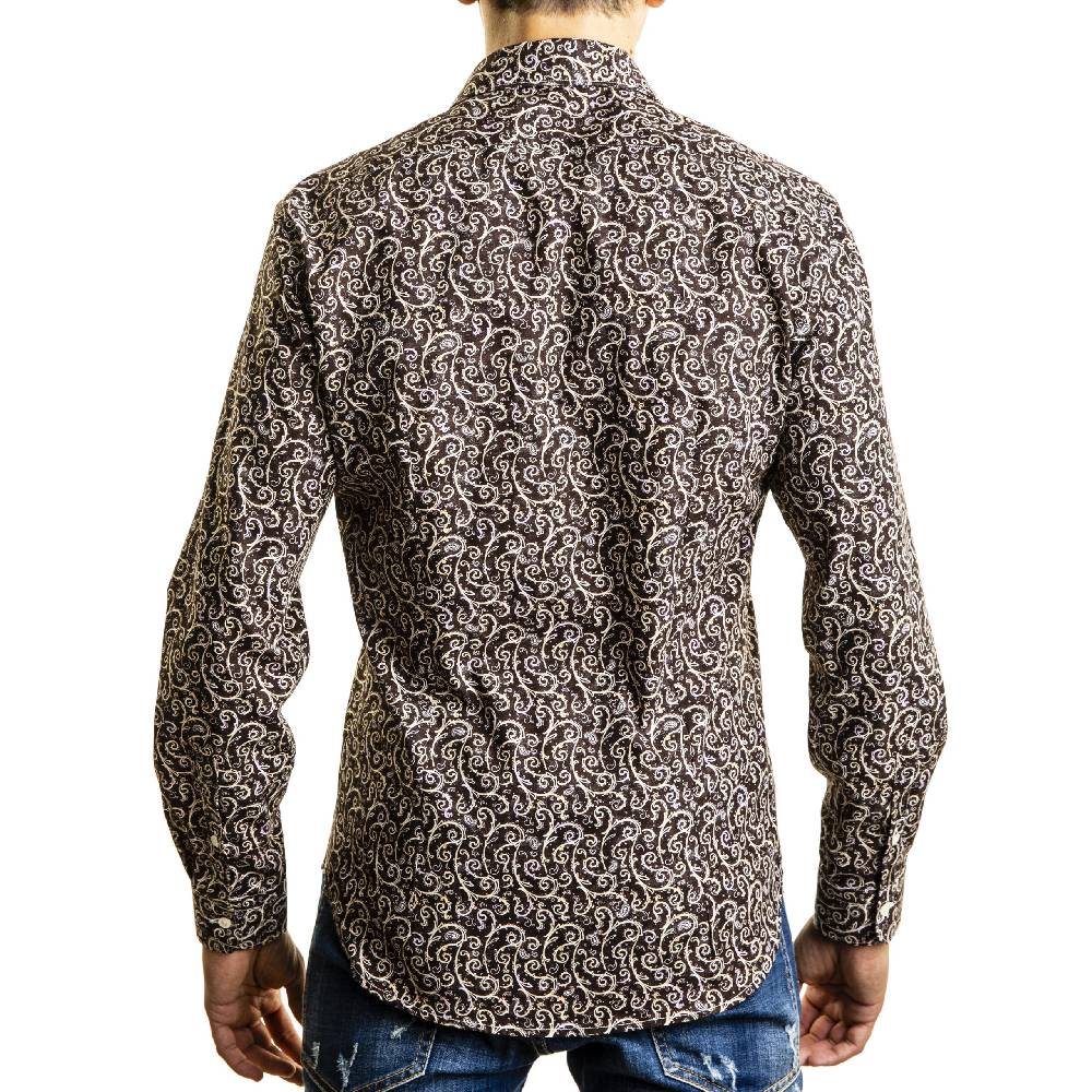 Poggianti Camicia fantasia collo classico Acquista Ora