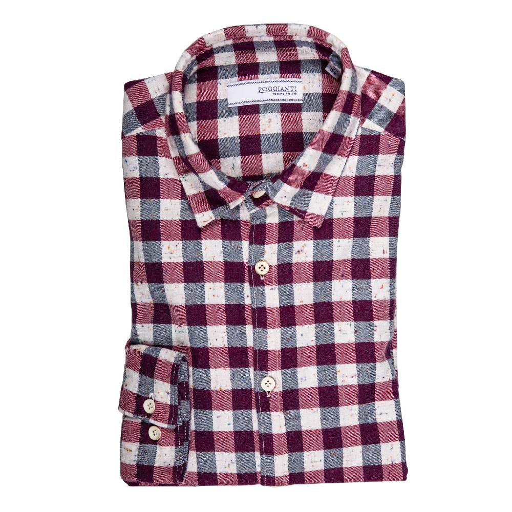 Poggianti Camicia Quadri in flanella Offerta
