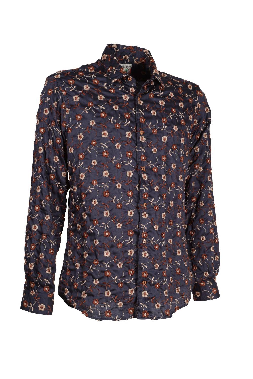 Poggianti Camicia uomo spring summer 24 FIRENZE-73F-218 Nuovo