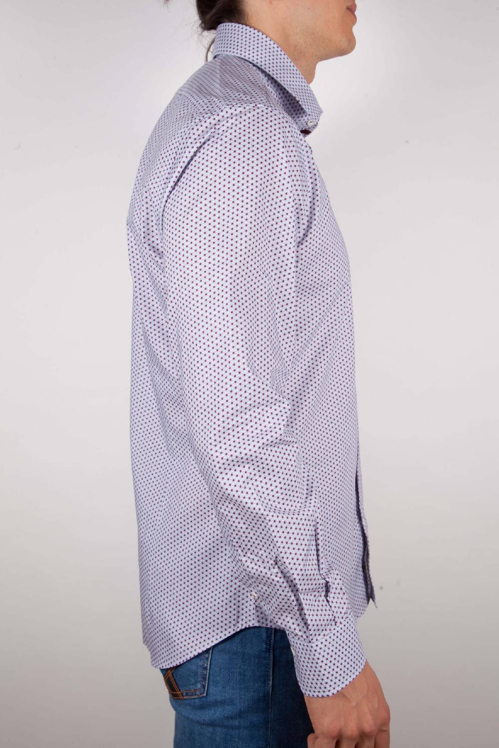 Poggianti Camicia Fantasia collo francese Promozione Limitata